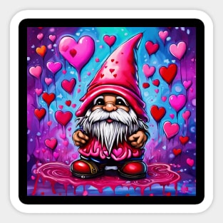 VALENTINE'S GNOME Sticker